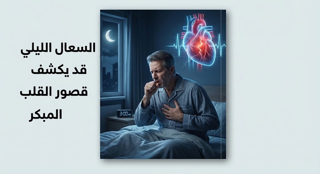 السعال الليلي قد يكشف قصور القلب المبكر