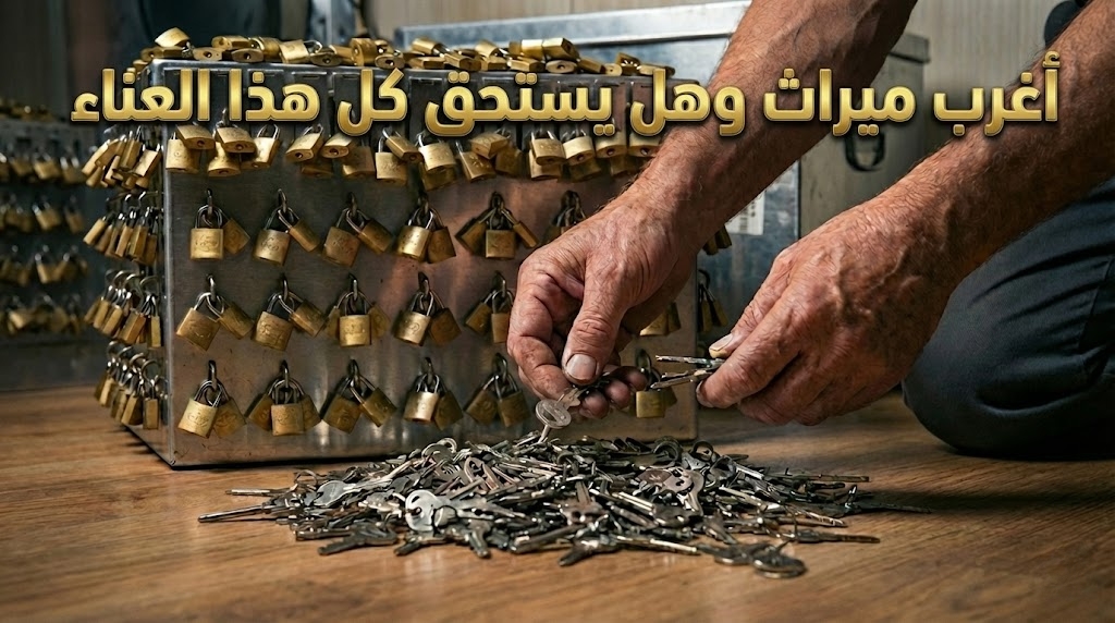 ميراث غامض من الأب… صندوق معدني مليء بالأقفال يحوّل الفضول إلى لغز حيّر الإنترنت