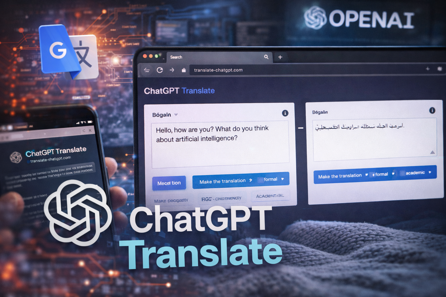 أداة ترجمة ChatGPT الجديدة من OpenAI وكيفية استخدامها