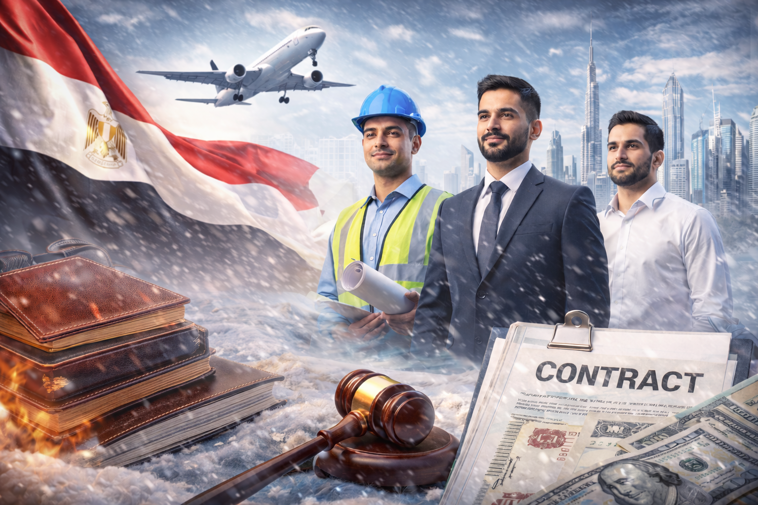 شروط إلحاق المصريين للعمل بالخارج وفق قانون العمل الجديد