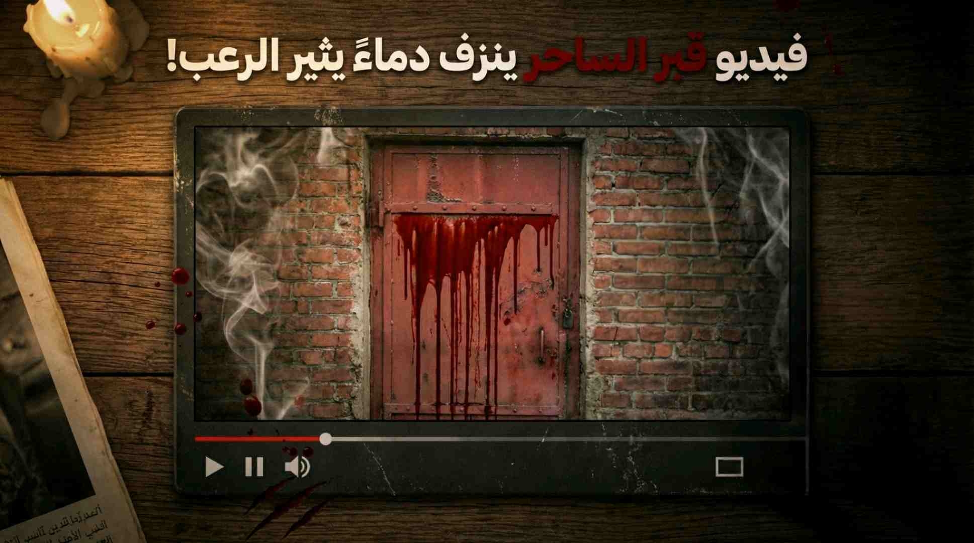 خروج دم ودخان من قبر؟… فيديو مثير للجدل يشعل النقاش بين الخوف والحقيقة