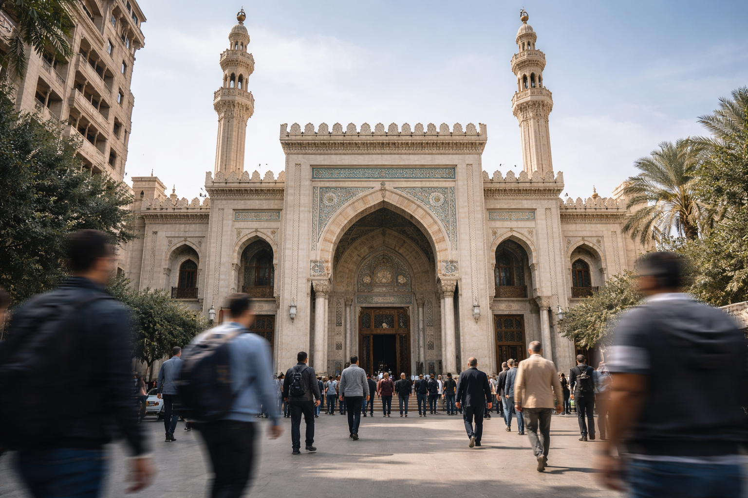 فيديو متداول يُظهر تصرفًا غير معتاد أمام مسجد يثير نقاشًا واسعًا حول ملابسات الواقعة