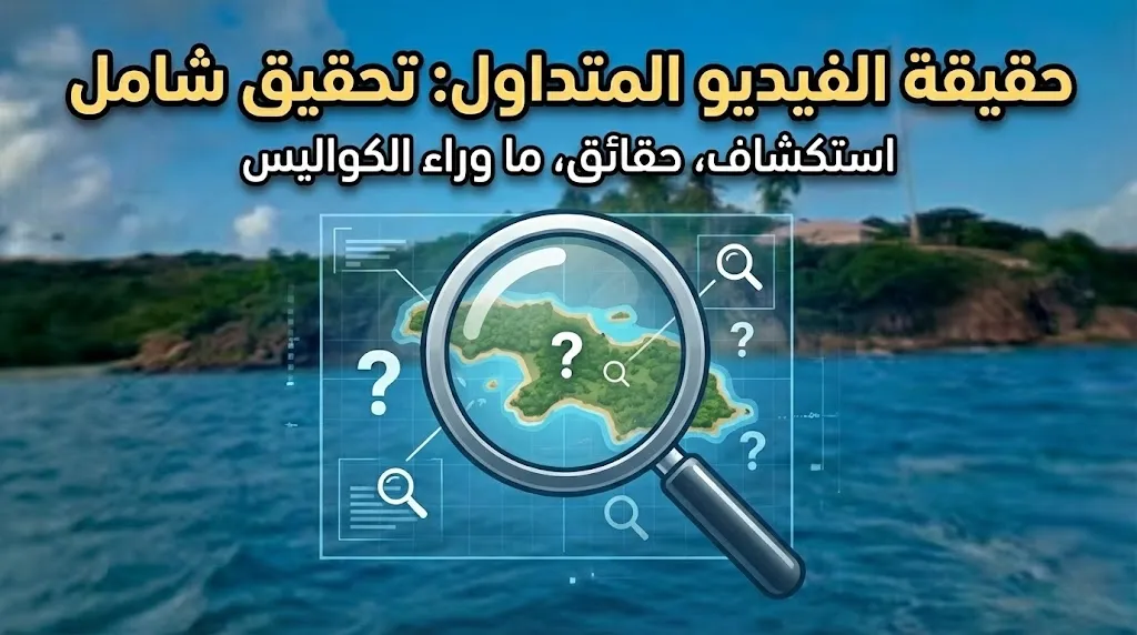 هل كل ما نشاهده حقيقي؟ قصة فيديو زيارة لإحدى الجزر المعزولة… بين الإثارة والحقيقة