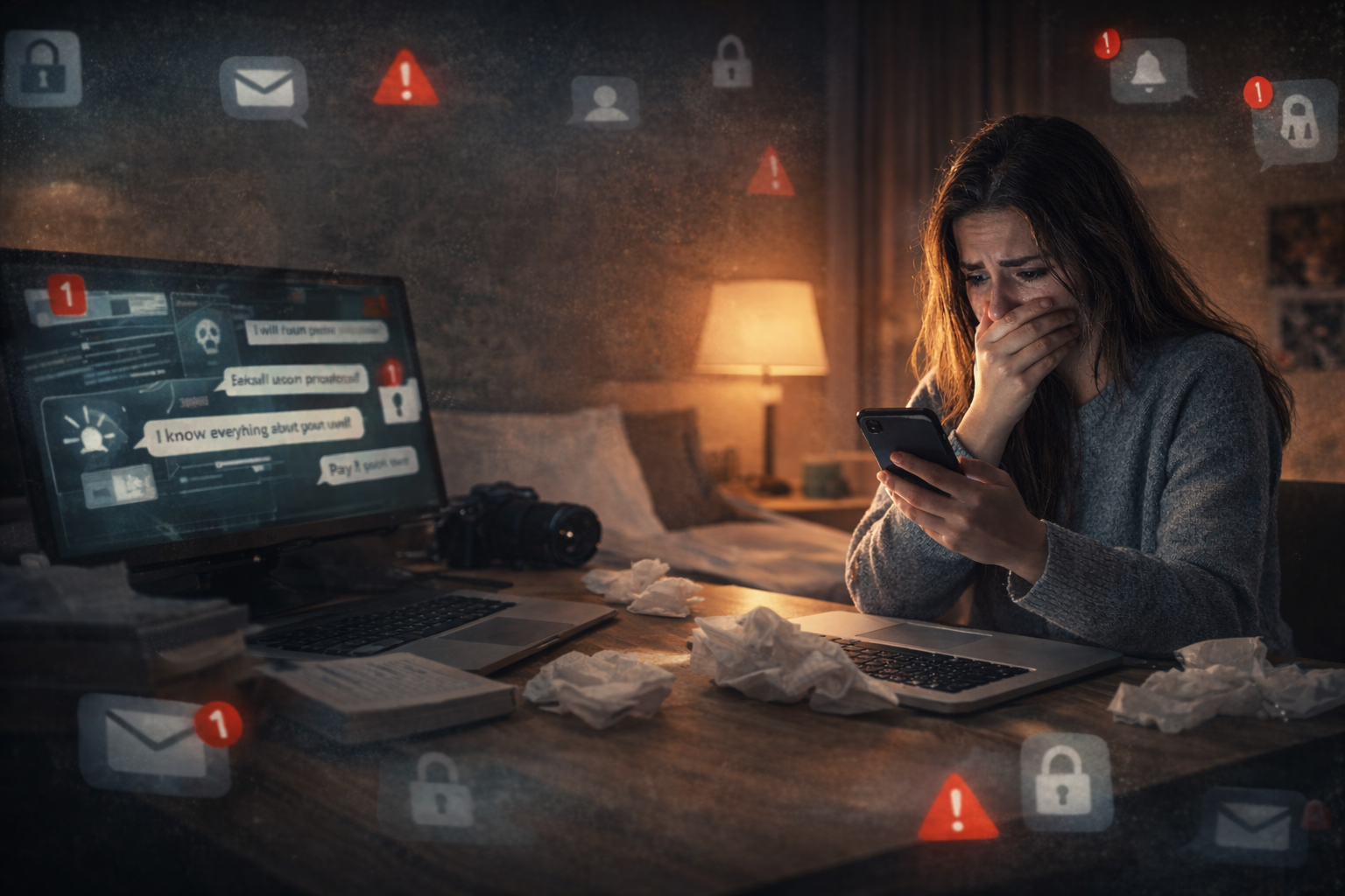 الابتزاز الإلكتروني وضغوط السوشيال ميديا: حين يتحول الخوف الرقمي إلى أزمة إنسانية