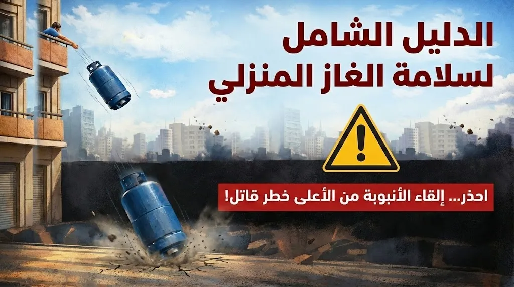 احذر إلقاء أسطوانات الغاز من أماكن مرتفعة.. دليل شامل للسلامة وتحذير من الكوارث الصامتة