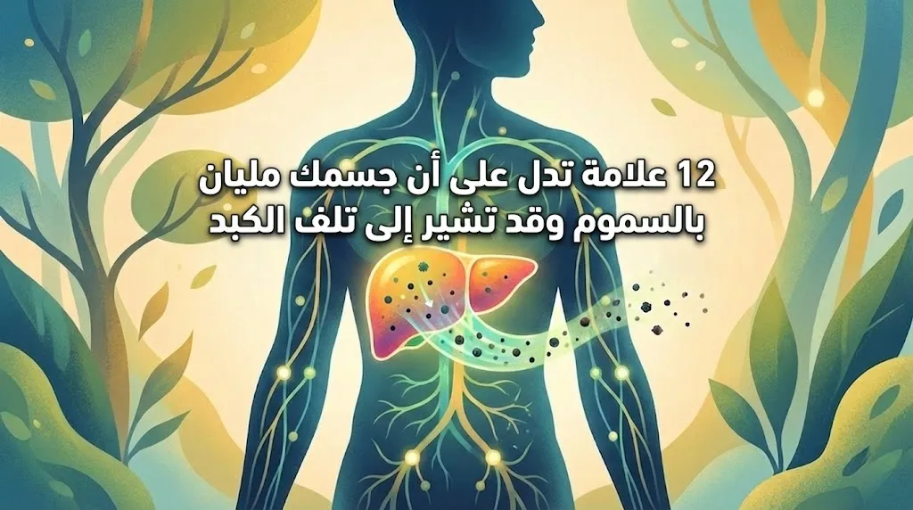 12 علامة تدل على أن جسمك مليان بالسموم وقد تشير إلى تلف الكبد