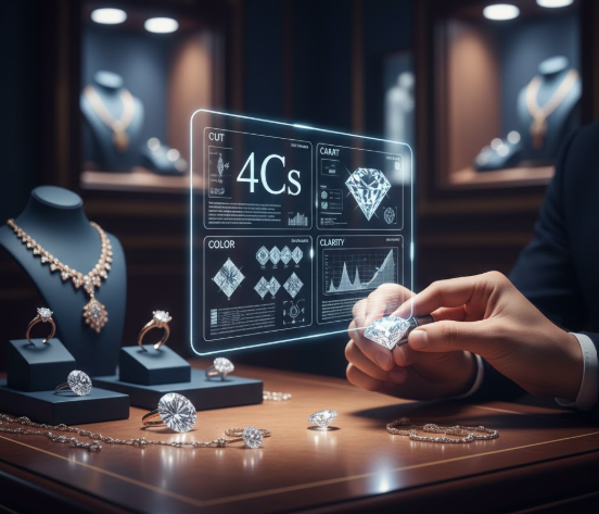 الـ4C سر اختيار الألماس المثالي قبل شراء المجوهرات