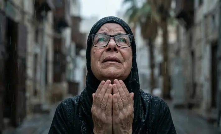 فيديو الأم التي تدعي على بناتها وقت المطر – القصة الكاملة والتحليل الشامل