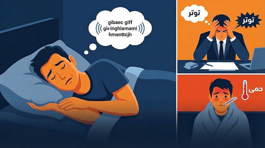 التحدث أثناء النوم.. أسبابه بين التوتر والحمى