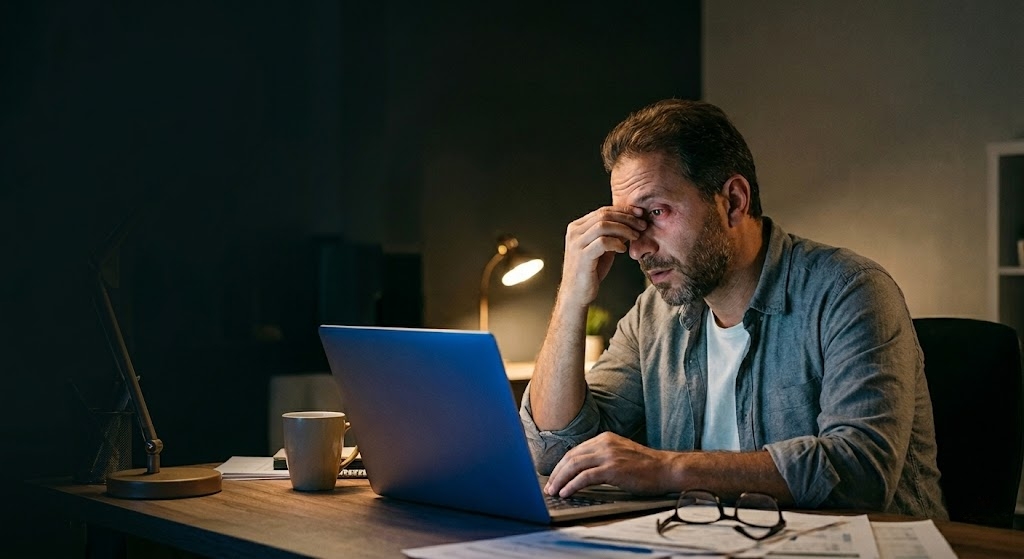 علامات إجهاد العين من الشاشات: 8 أعراض احذرها