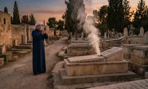 القصة الكاملة وراء فيديو خروج الدخان من القبر هل هي معجزة أم خدعة رقمية متقنة