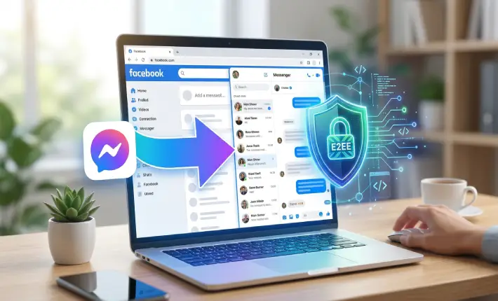 قرار ميتا بدمج ماسنجر الويب داخل فيسبوك – الحقيقة التقنية وكيف تحمي رسائلك