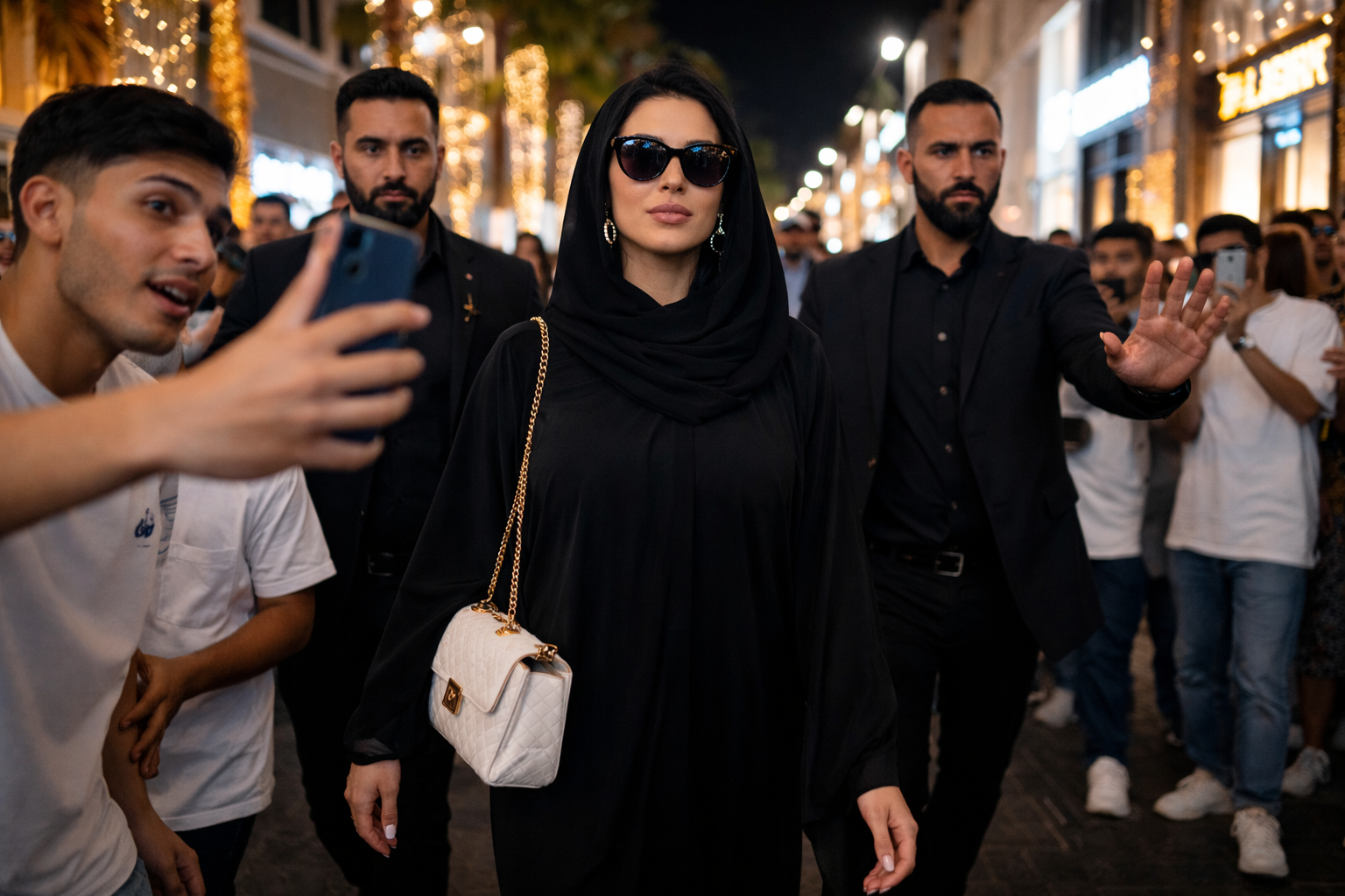 جورجينا خلال ظهورها في شوارع جدة.. جدل واسع بعد واقعة متداولة مع أحد المعجبين