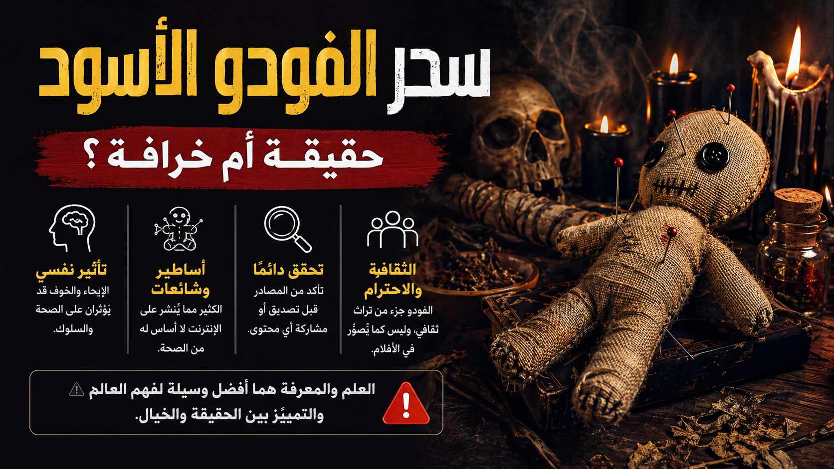 ما حقيقة سحر الفودو الأسود؟ بين الأساطير والواقع العلمي