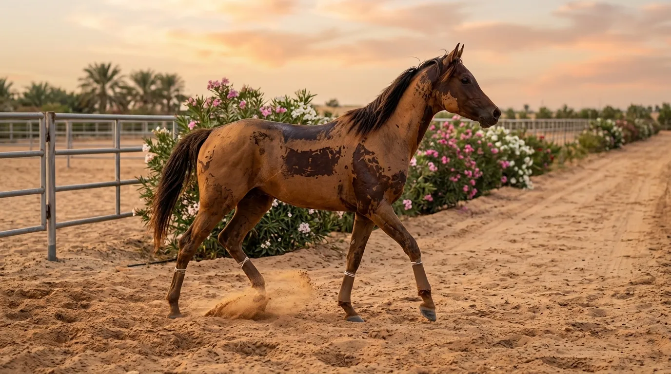 كبرياء تحت وطأة الألم: رحلة في عالم الخيل وأسرار اللحظات الأخيرة