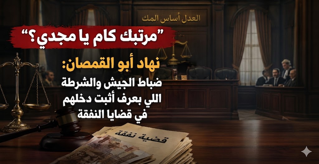 “مرتبك كام يا مجدي؟”.. نهاد أبو القمصان تثير الجدل بتصريحات عن دخل ضباط الجيش والشرطة في قضايا النفقة