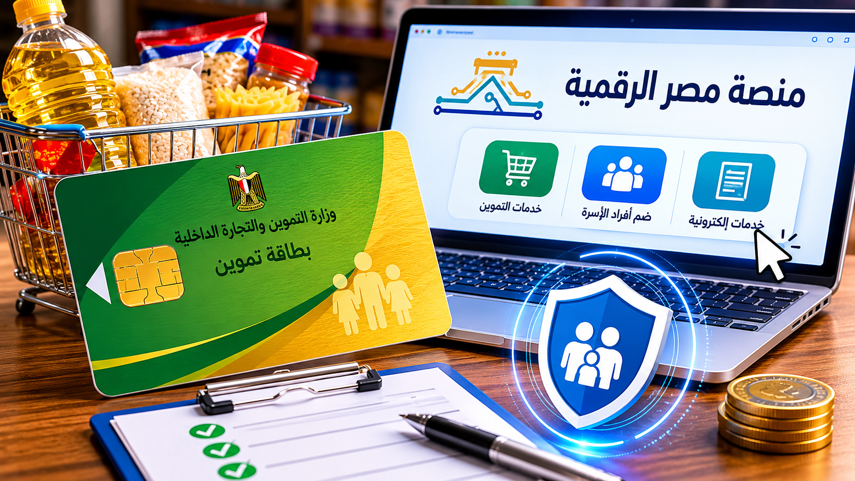فرصة جديدة لأصحاب البطاقات التموينية.. طريقة ضم أفراد الأسرة إلكترونيًا والشروط المطلوبة بالتفصيل