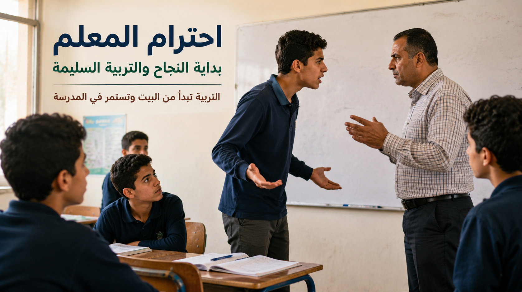 احترام المعلم يبدأ من البيت.. كيف تربي أبناءك على التقدير والانضباط داخل المدرسة؟
