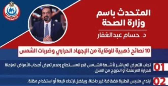 الوقاية من الإجهاد الحراري.. 10 نصائح لتجنب ضربات الشمس