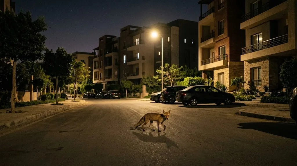 ظهور مفاجئ يثير القلق.. رصد ثعالب تتجول ليلًا في شوارع حدائق أكتوبر