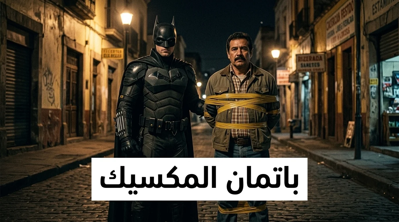 باتمان المكسيك.. الشبح الذي يطارد اللصوص ويرعب عصابات الكارتل