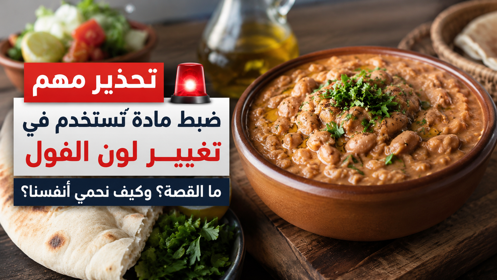 تحذير بعد تداول فيديو عن ضبط مادة تُستخدم في تغيير لون الفول: ما القصة وكيف يحمي المستهلك نفسه؟