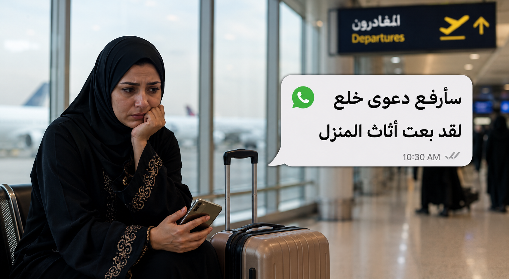 زوجة مصرية بالكويت تبيع أثاث المنزل وتبلغ زوجها بنيتها في الخلع.. تفاصيل الواقعة وردود الفعل