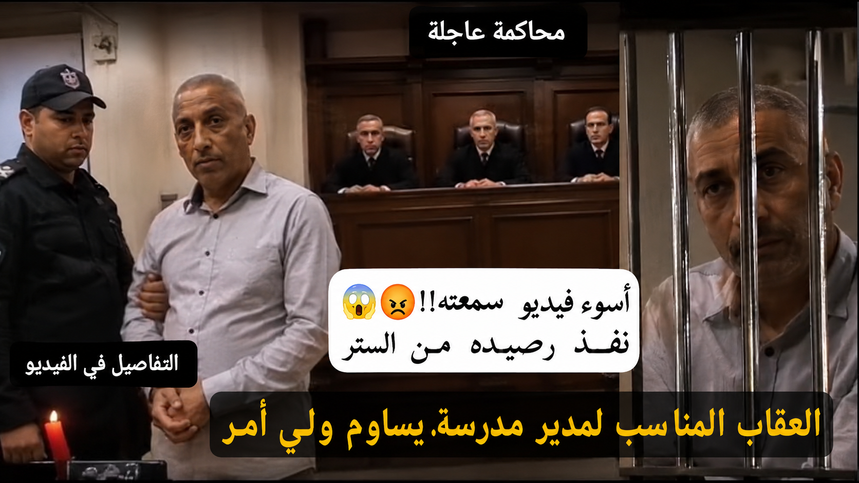 فيديو متداول يثير الغضب: مطالب بمحاسبة مدير مدرسة ظهر في واقعة مساومة ولي أمر