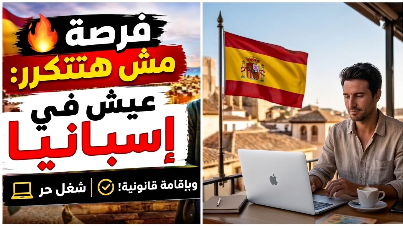 فرصة العمر في أوروبا.. كيف تعيش في إسبانيا بإقامة قانونية وعمل حر؟