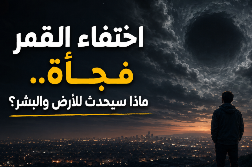 اختفاء القمر فجأة.. ماذا سيحدث للأرض والبشر؟
