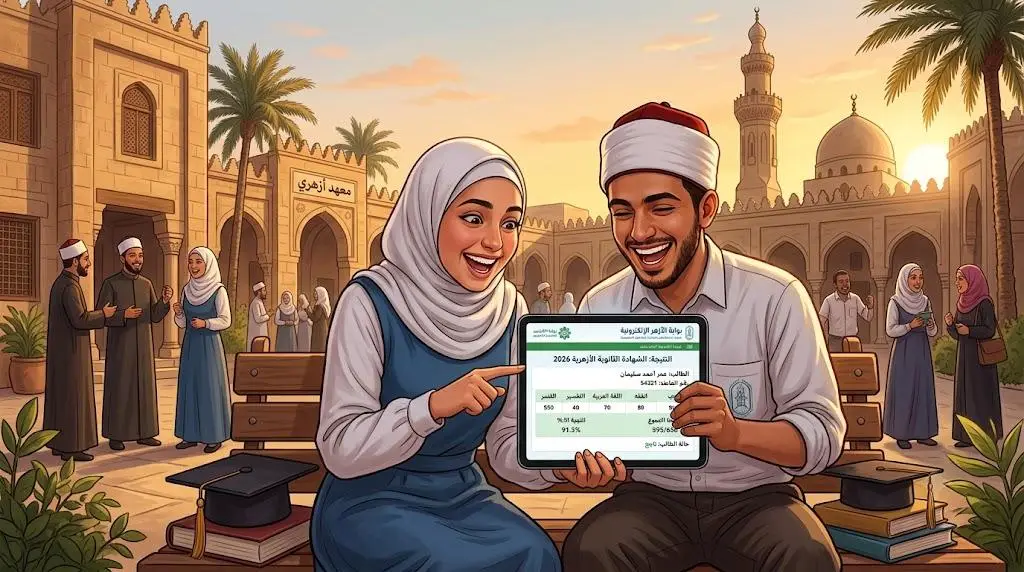 نتيجة الثانوية الأزهرية 2026: استعلام برقم الجلوس وتفاصيل التظلمات والتنسيق