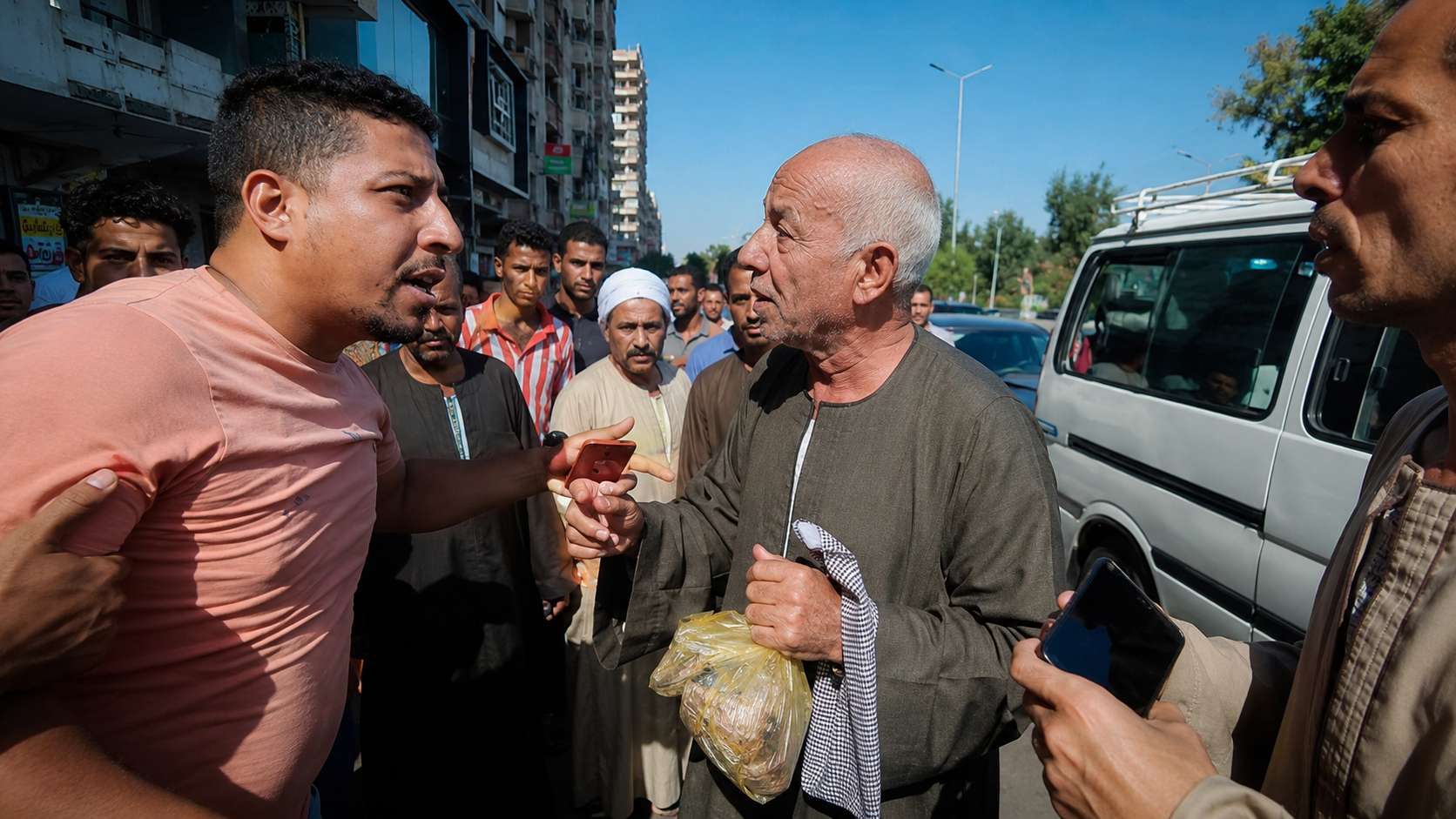 فيديو متداول يثير الجدل في سوهاج.. مشادة بين شاب ورجل مسن تشعل مواقع التواصل وسط مطالب بالتحقيق