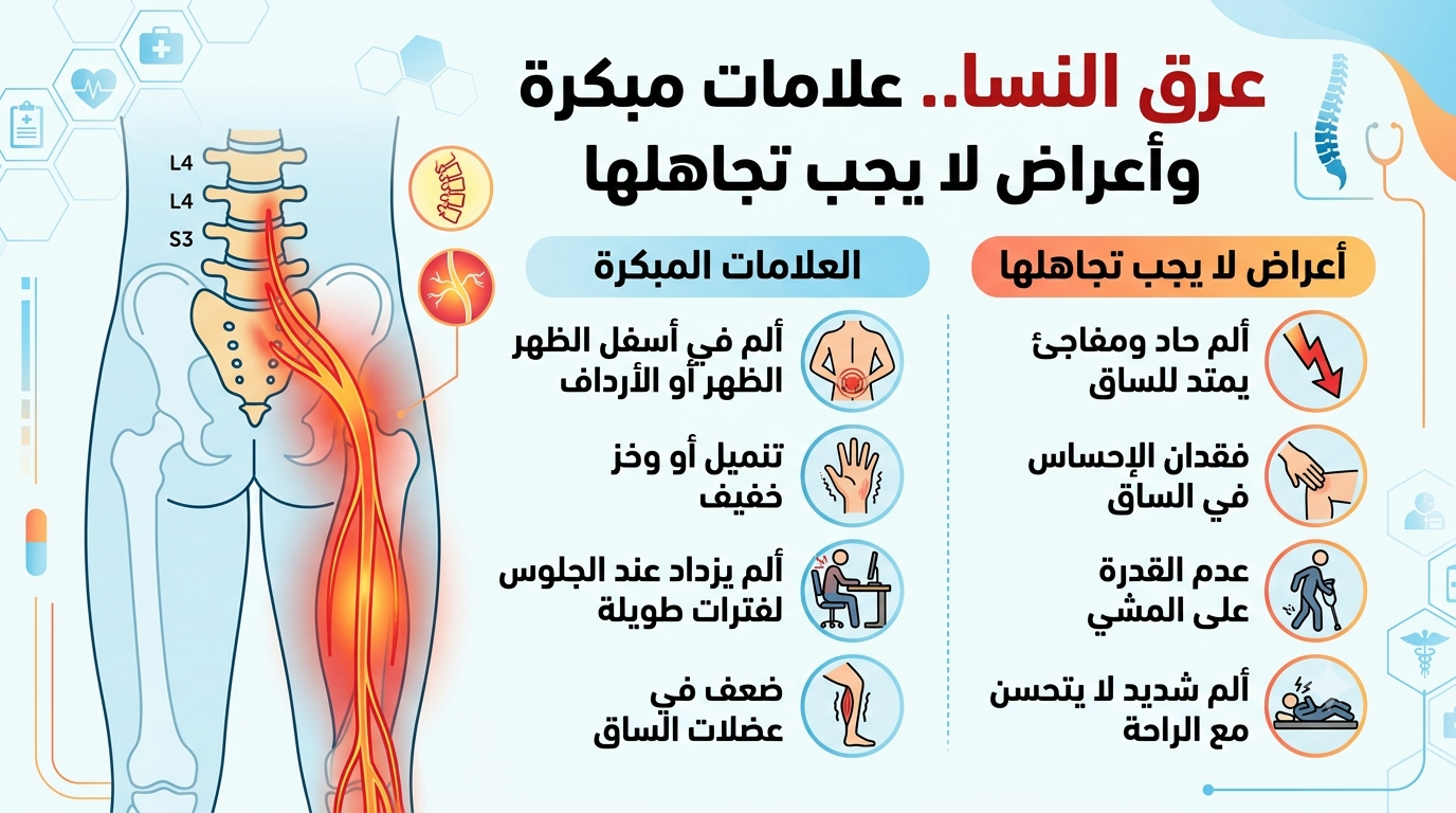 عرق النسا.. علامات مبكرة وأعراض لا يجب تجاهلها