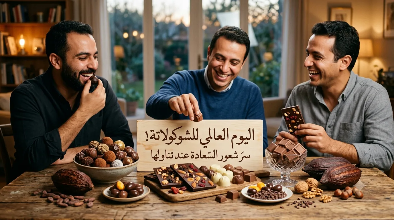 اليوم العالمي للشوكولاتة.. سر شعور السعادة عند تناولها