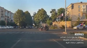 حادث مروري مأساوي في طشقند يسفر عن ضحايا وانفجار ضخم
